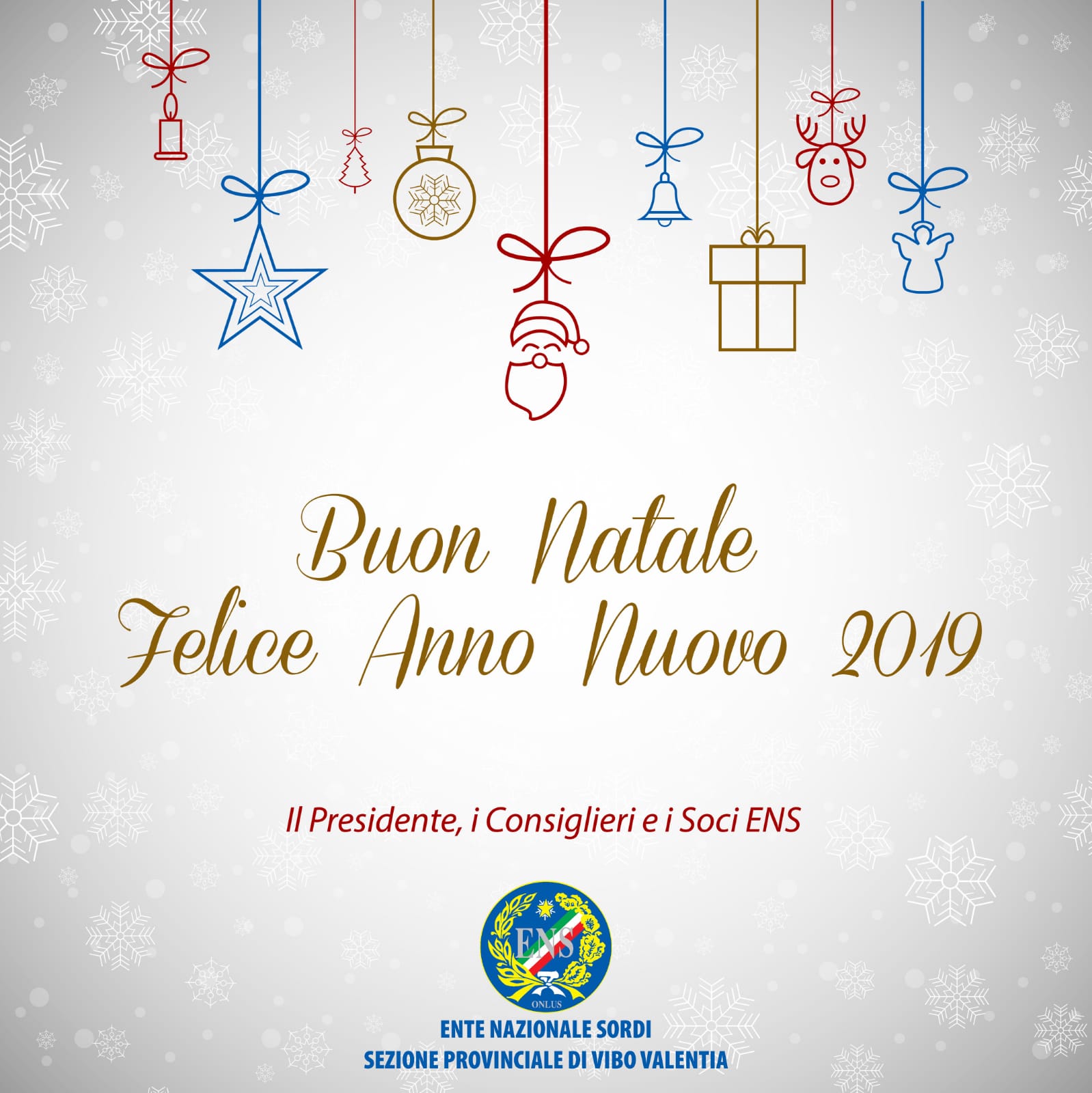Buon Natale e Felice Anno Nuovo 2019