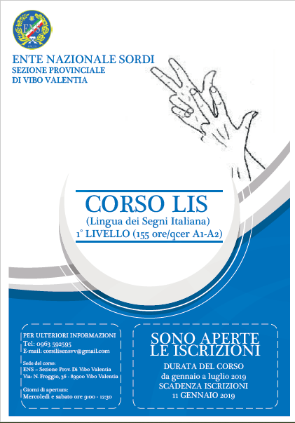 CORSO LIS 1 Livello VV 2019
